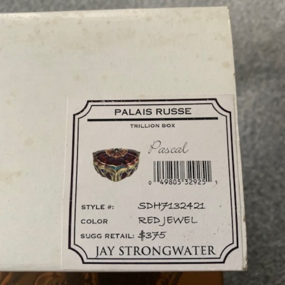 JAY STRONGWATER Trillion Trinket box Swarovski crystal - Picture 3 of 8